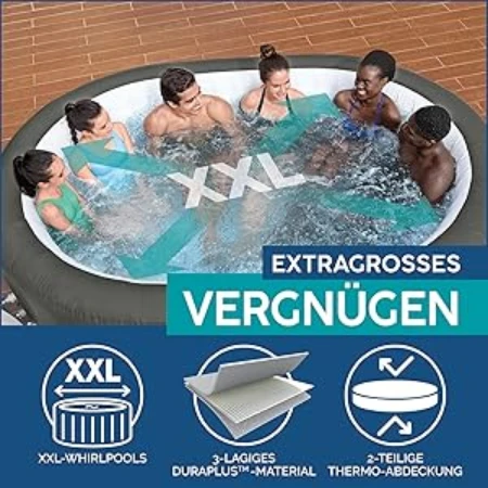 Pripučiama vonelė (Jacuzzi), Dydis - XXL, Skirta 5-7 asmenims aprašymas - Prekės nuotrauka