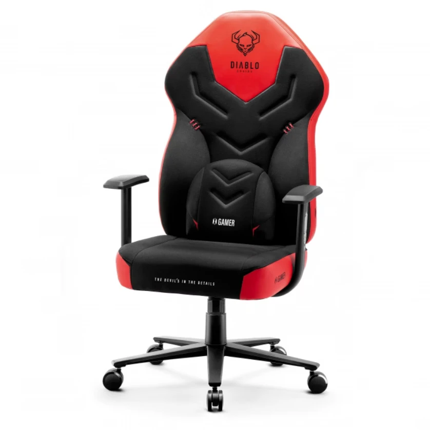 Žaidimų kėdė Diablo X-Gamer, Raudonos/Juodos spalvos aprašymas - Prekės nuotrauka