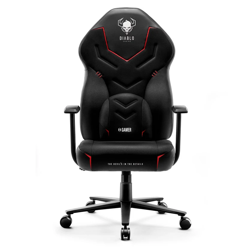 Žaidimų kėdė Diablo X-Gamer, Juodos spalvos aprašymas - Prekės nuotrauka