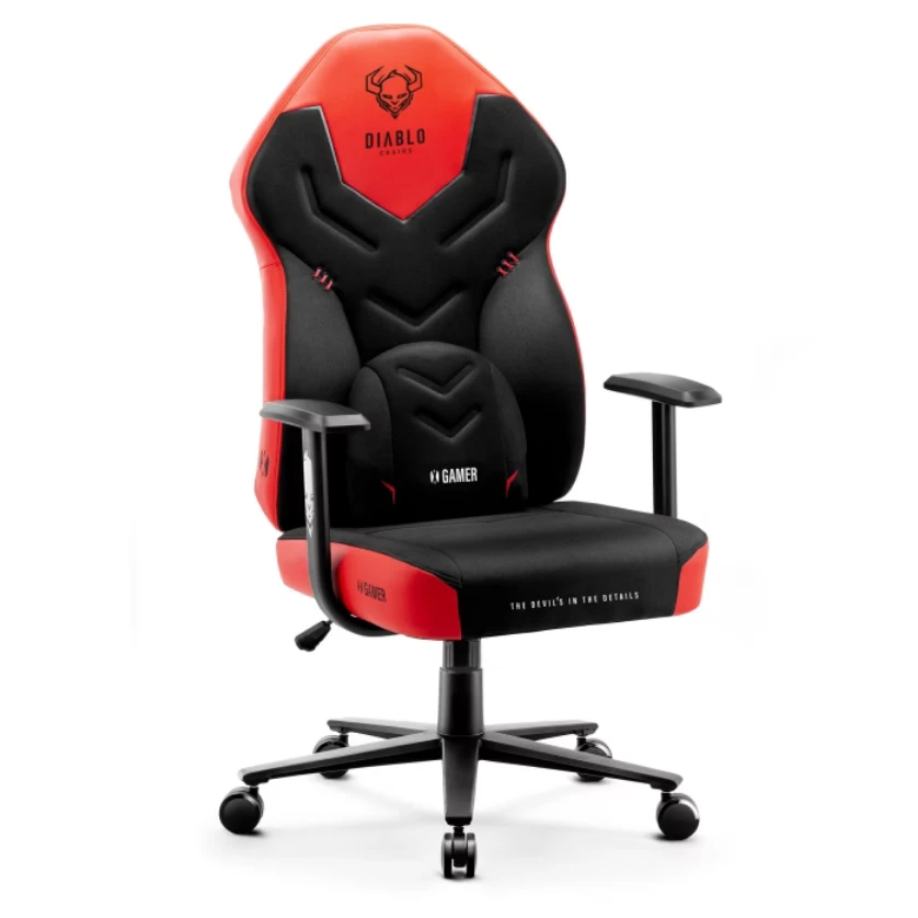 Žaidimų kėdė Diablo X-Gamer, Raudonos/Juodos spalvos aprašymas - Prekės nuotrauka