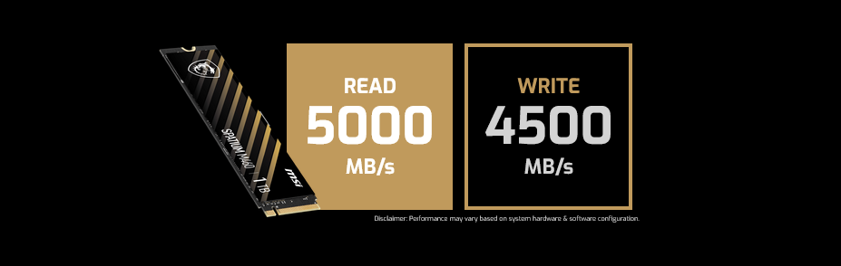Kietasis diskas SPATIUM M460 PCIe 4.0 NVMe M.2 (1TB) aprašymas - Prekės nuotrauka