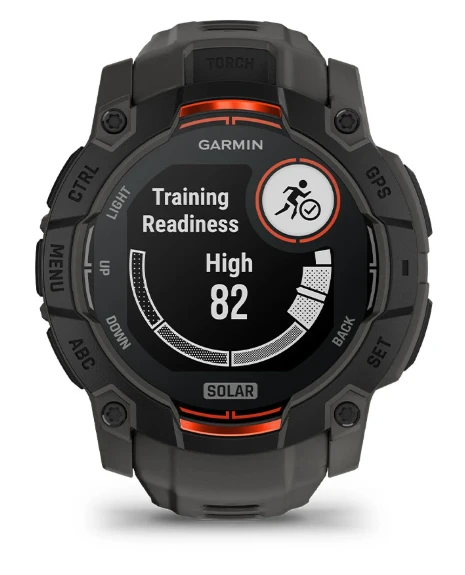 Išmanusis laikrodis Garmin Instinct 3 – 50 mm, Solar, Prieblandos dizaino su saulėgrįžos dizaino dirželiu aprašymas - Prekės nuotrauka