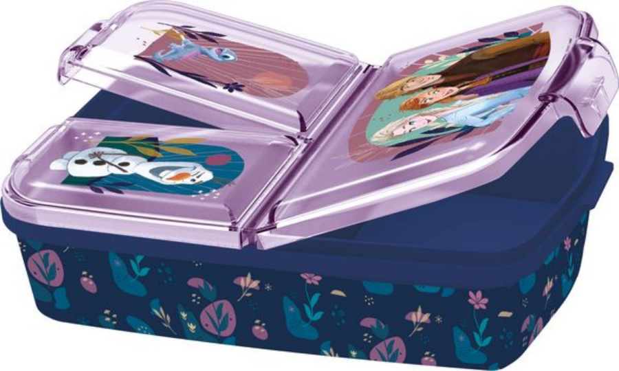 Pietų dėžutė STOR Multi Box Disney Frozen, Violetinės spalvos aprašymas - Prekės nuotrauka