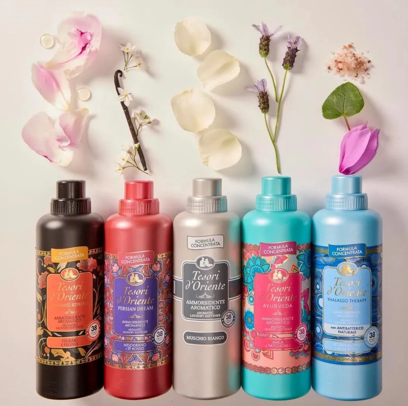 Tesori d'oriente Hammam Skalbinių minkštiklis, 760 ml aprašymas - Prekės nuotrauka