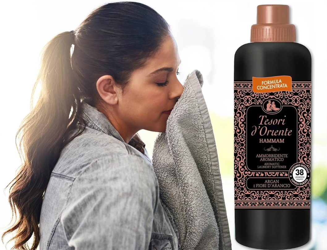 Tesori d'oriente Hammam Skalbinių minkštiklis, 760 ml aprašymas - Prekės nuotrauka