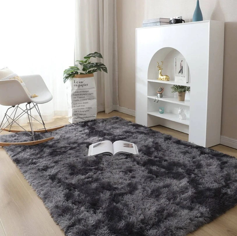 Strado Ombre Shaggy kilimas 140x200, spalva: Tamsiai pilka aprašymas - Prekės nuotrauka