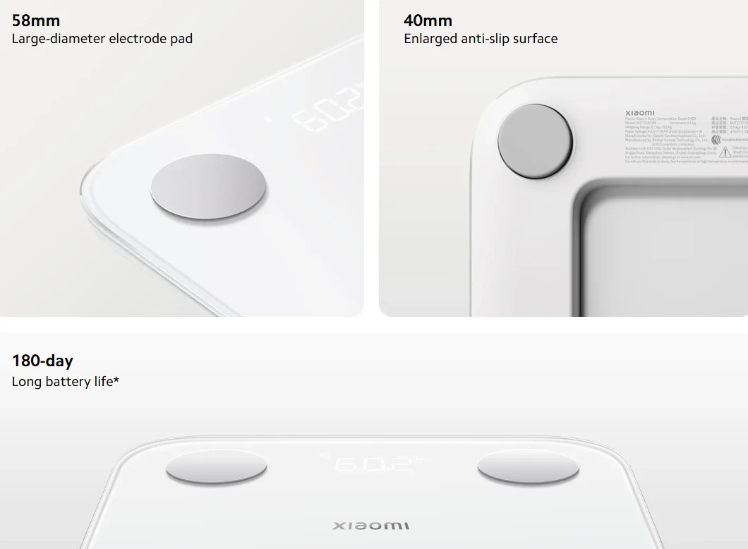 Xiaomi kūno sudėties svarstyklės 