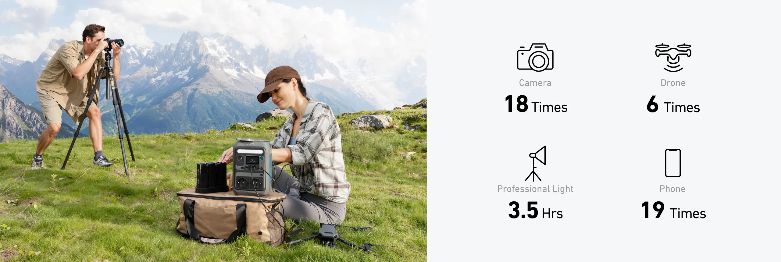 Anker SOLIX C300X nešiojama elektros energijos stotis 288 Wh | 300 W aprašymas - Prekės nuotrauka