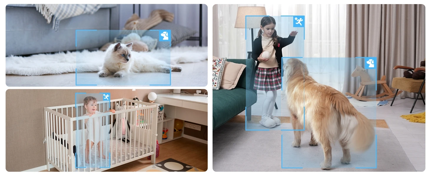 Reolink | Super HD Smart Home WiFi IP kamera | E serija E330 | PTZ | 4 MP | 4mm/F2.0 | H.264 | „Micro SD“, maks. 512 GB aprašymas - Prekės nuotrauka
