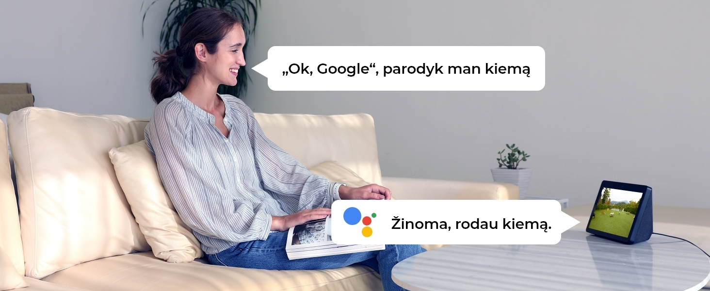 Vidinė apsaugos kamera Reolink E Series E320, baltos spalvos aprašymas - Prekės nuotrauka