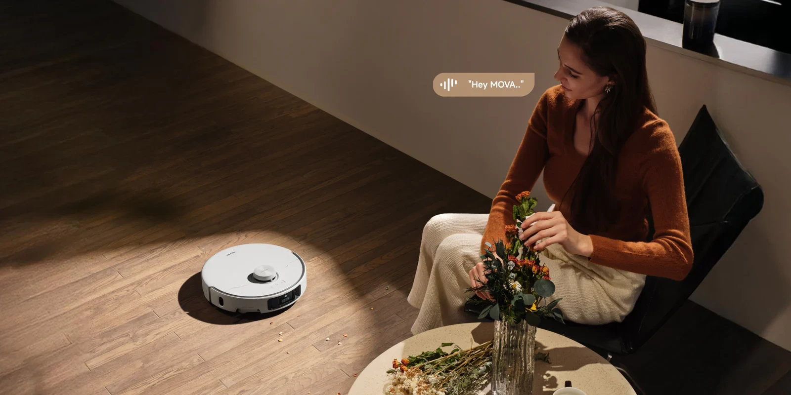 Mova P50 Ultra dulkių siurblys - robotas, Baltas aprašymas - Prekės nuotrauka