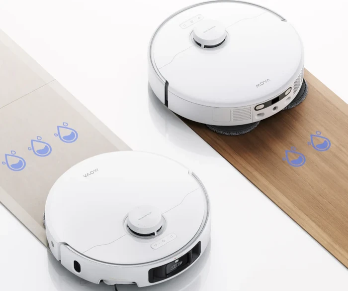 Mova P50 Ultra dulkių siurblys - robotas, Baltas aprašymas - Prekės nuotrauka
