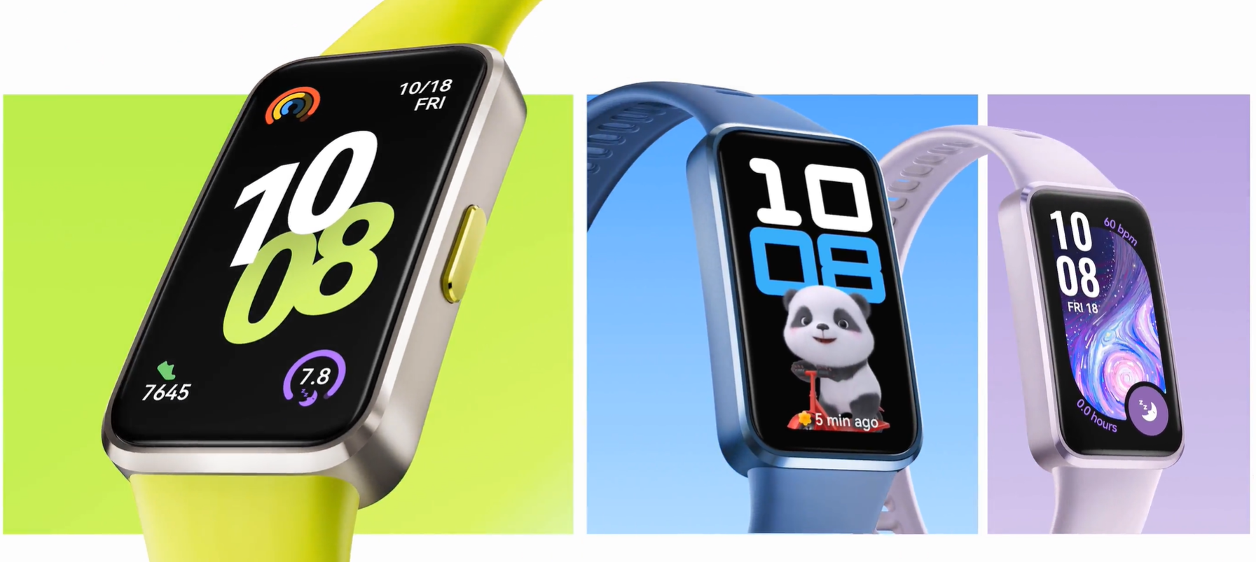 HUAWEI Band 10 Pink aprašymas - Prekės nuotrauka