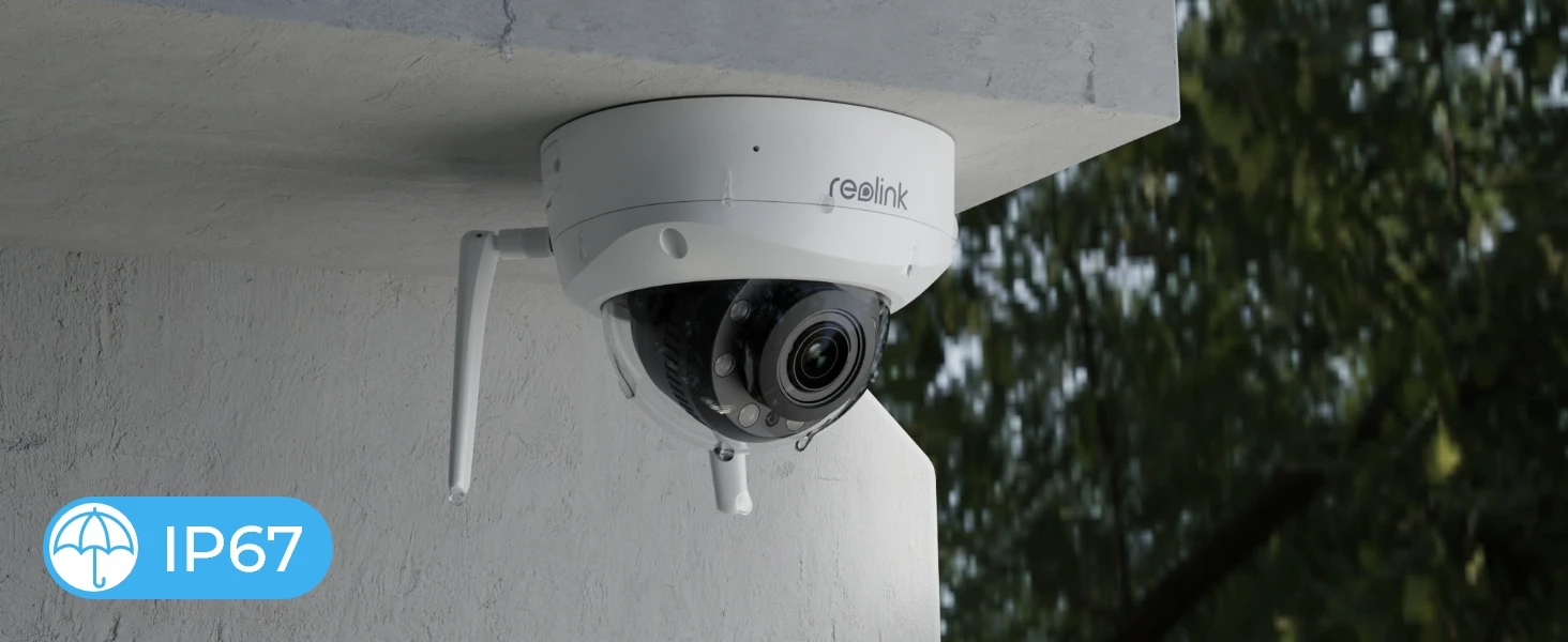 Išmani vandalams atspari lauko apsaugos kamera Reolink W437 su apšvietimu, 8 MP, IP67 aprašymas - Prekės nuotrauka