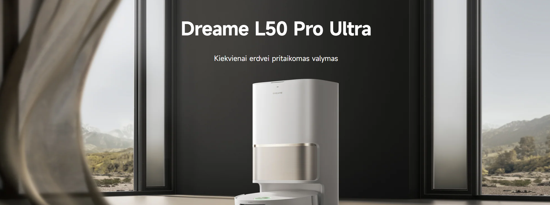 Dreame L50 Pro Ultra dulkių siurblys - robotas, Baltas aprašymas - Prekės nuotrauka