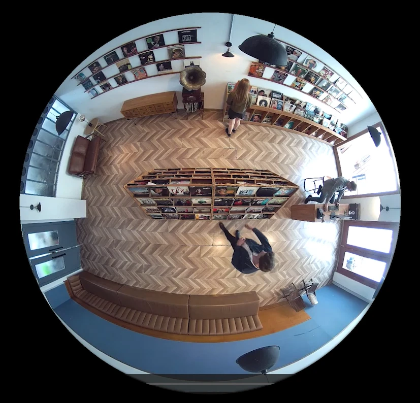 Išmanioji 360° panoraminė vidaus žuvies akies kamera Reolink Fisheye W520, 6 MP,  microSD, Wi-Fi aprašymas - Prekės nuotrauka