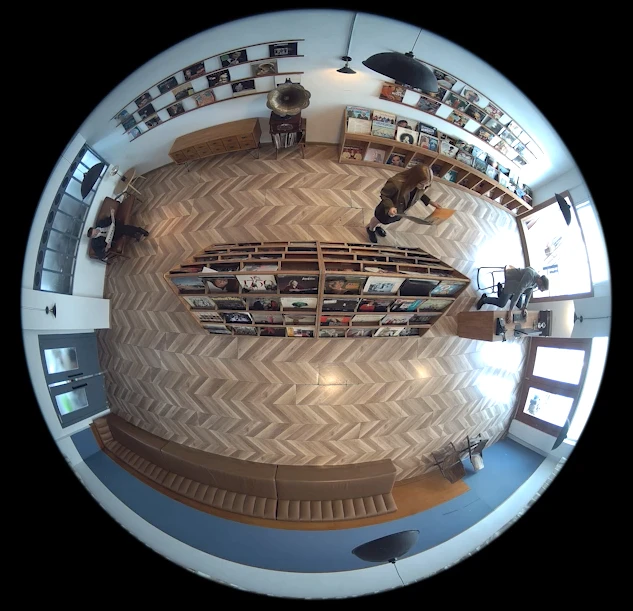 Išmanioji 360° panoraminė vidaus žuvies akies kamera Reolink Fisheye W520, 6 MP,  microSD, Wi-Fi aprašymas - Prekės nuotrauka