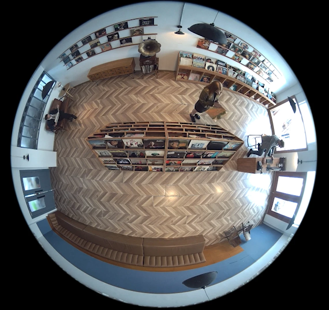 Išmanioji 360° panoraminė vidaus žuvies akies kamera Reolink Fisheye W520, 6 MP,  microSD, Wi-Fi aprašymas - Prekės nuotrauka