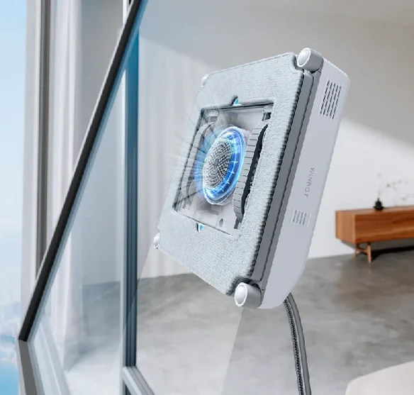 Langų valymo robotas Ecovacs WINBOT Mini, Pilkas aprašymas - Prekės nuotrauka