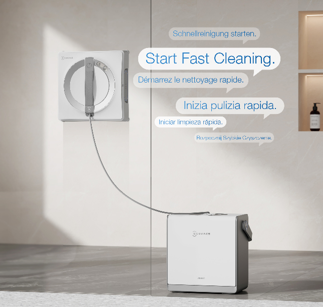 Langų valymo robotas Ecovacs Winbot W2 PRO, Baltas aprašymas - Prekės nuotrauka