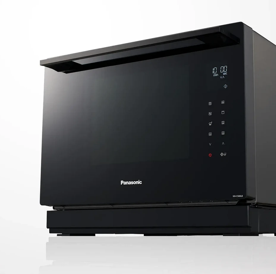 Mikrobangų krosnelė su kepsininės funkcija Panasonic NNCS88LBEPG, 1000 W, 31 l, Juoda aprašymas - Prekės nuotrauka
