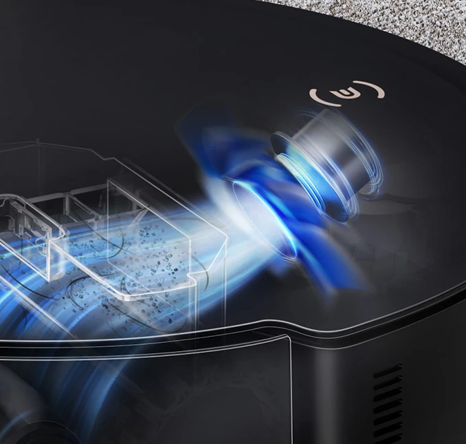 Dulkių siurblys - robotas Ecovacs Deebot T50 Max Pro Omni, Juodas aprašymas - Prekės nuotrauka