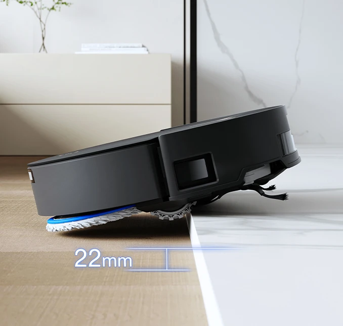 Dulkių siurblys - robotas Ecovacs Deebot T50 Max Pro Omni, Juodas aprašymas - Prekės nuotrauka
