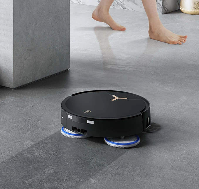 Dulkių siurblys - robotas Ecovacs Deebot T50 Max Pro Omni, Juodas aprašymas - Prekės nuotrauka
