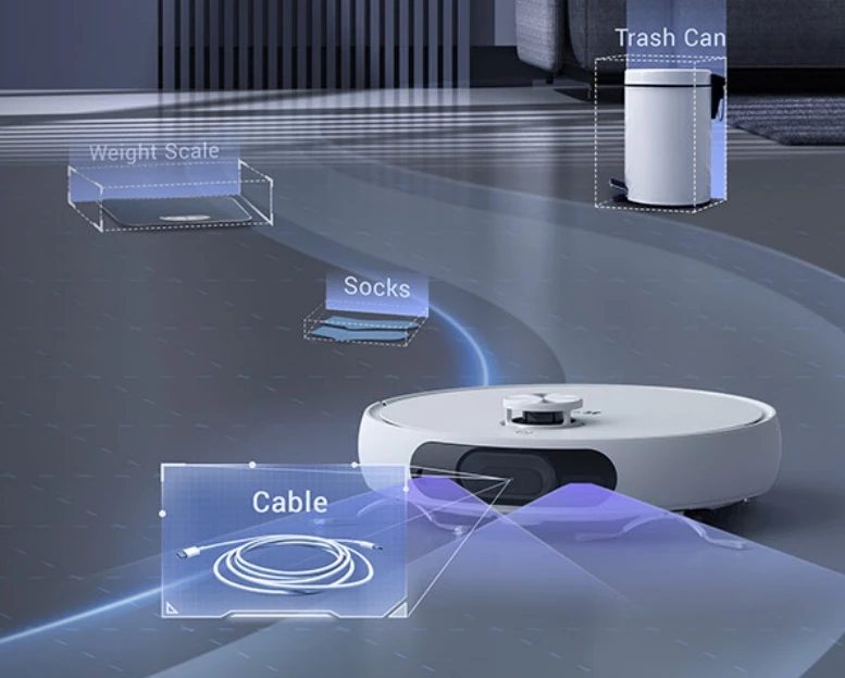 Dulkių siurblys - robotas EZVIZ CS-RS2-TWT2, Baltas aprašymas - Prekės nuotrauka