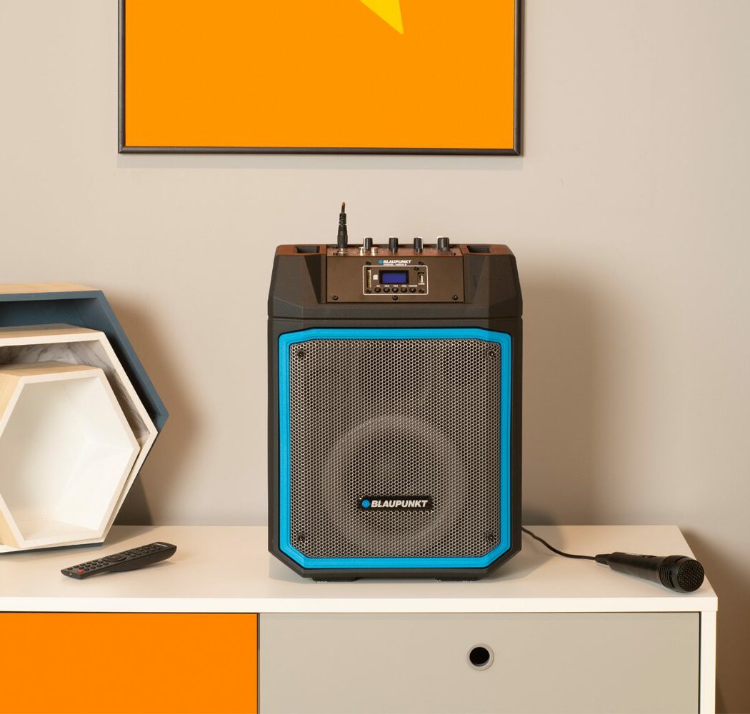 Nešiojama kolonėlė Blaupunkt Music Box MB06 su karaokės funkcija aprašymas - Prekės nuotrauka