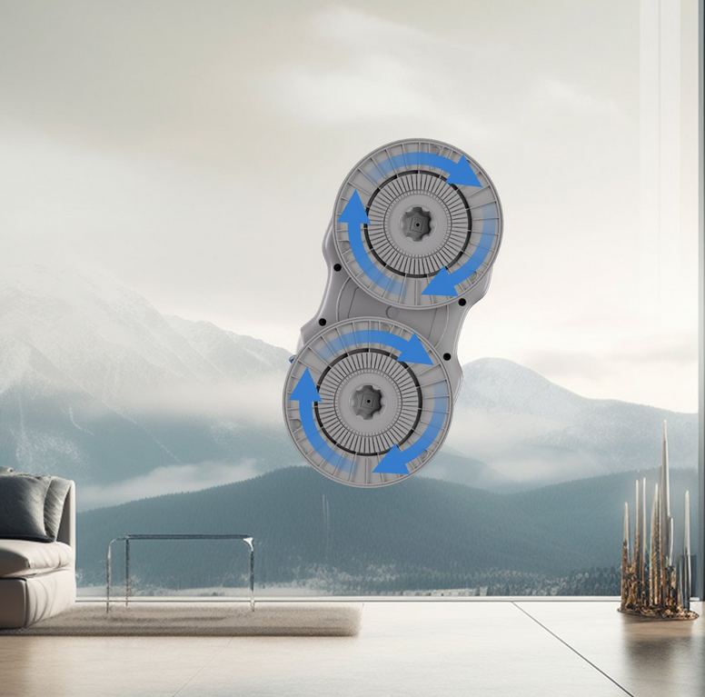 Langų valymo robotas Hutt C7, Baltas aprašymas - Prekės nuotrauka