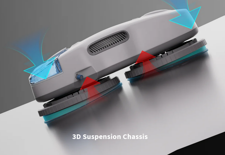 Langų valymo robotas Hutt C7, Baltas aprašymas - Prekės nuotrauka