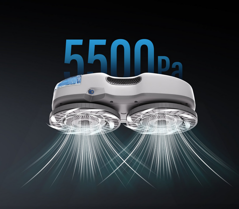 Langų valymo robotas Hutt C7, Baltas aprašymas - Prekės nuotrauka