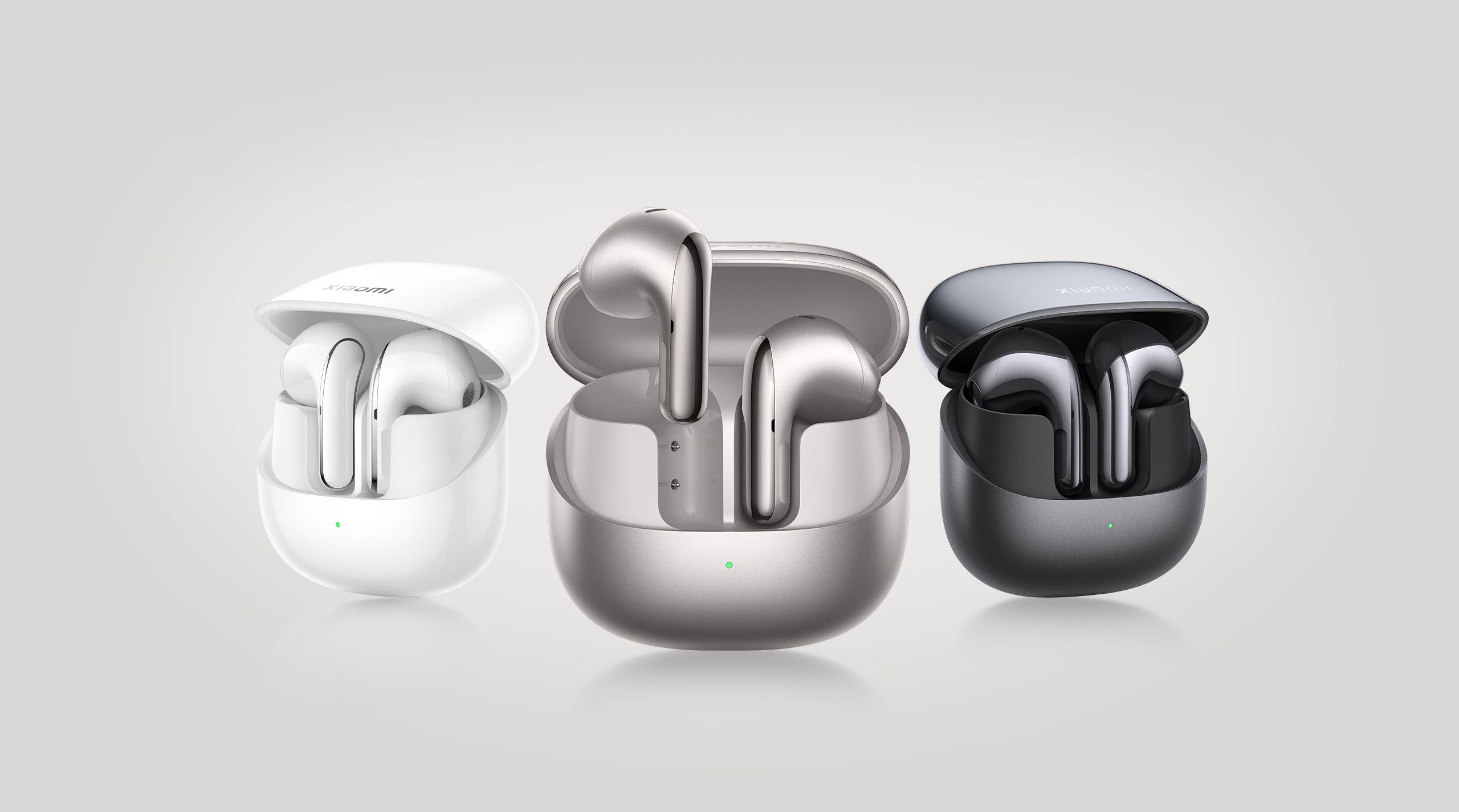 Belaidės ausinės Xiaomi Buds 5, Baltos aprašymas - Prekės nuotrauka
