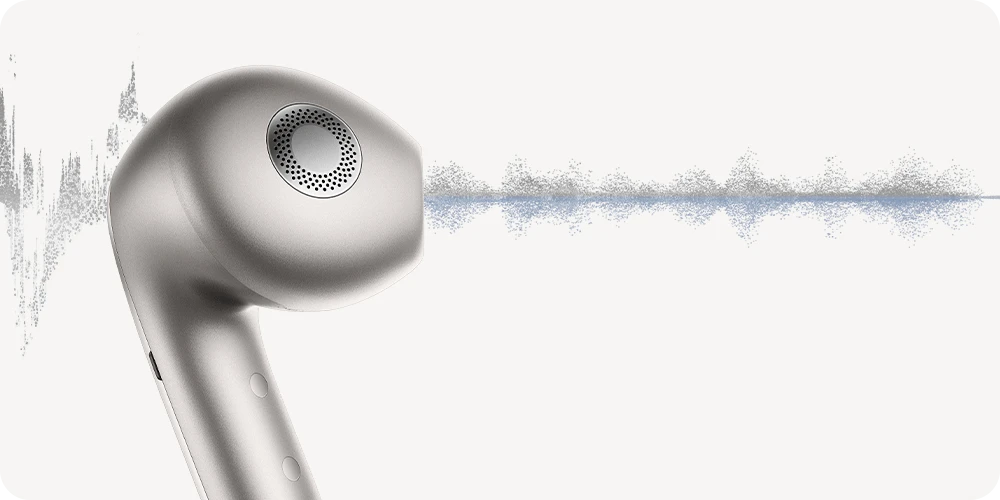 Belaidės ausinės Xiaomi Buds 5, Titano pilkos spalvos aprašymas - Prekės nuotrauka