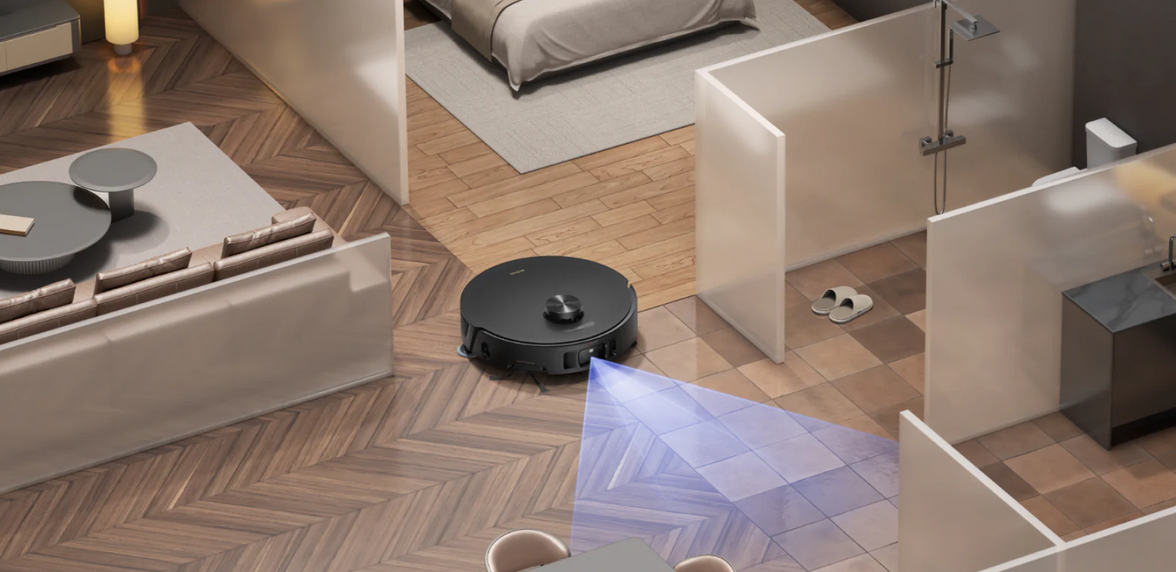 Dulkių siurblys - robotas Mova Z50 Ultra, Juodas aprašymas - Prekės nuotrauka