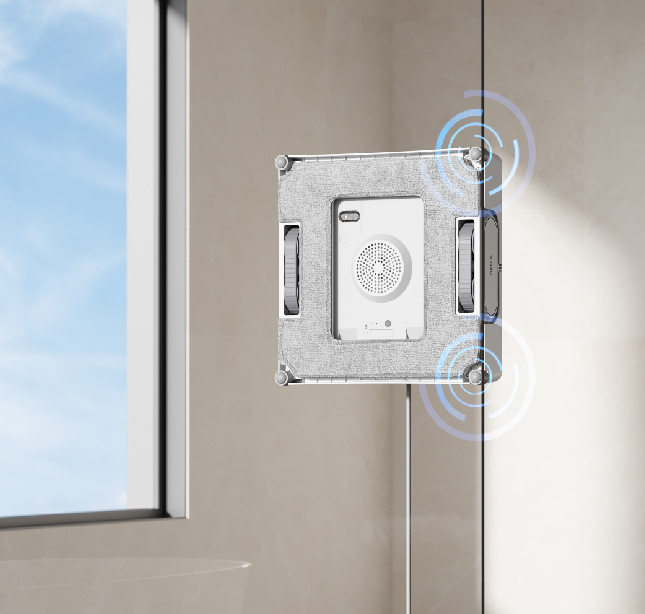 Langų valymo robotas Ecovacs Winbot W2 PRO OMNI, Baltas aprašymas - Prekės nuotrauka