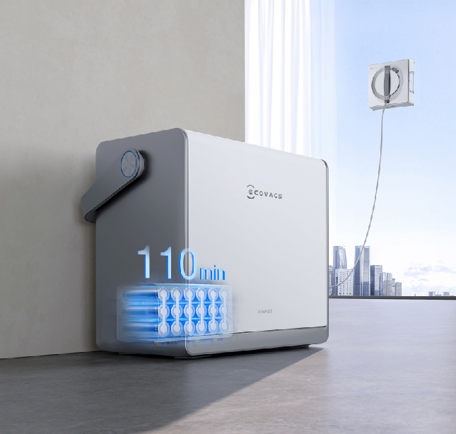 Langų valymo robotas Ecovacs Winbot W2 PRO OMNI, Baltas aprašymas - Prekės nuotrauka