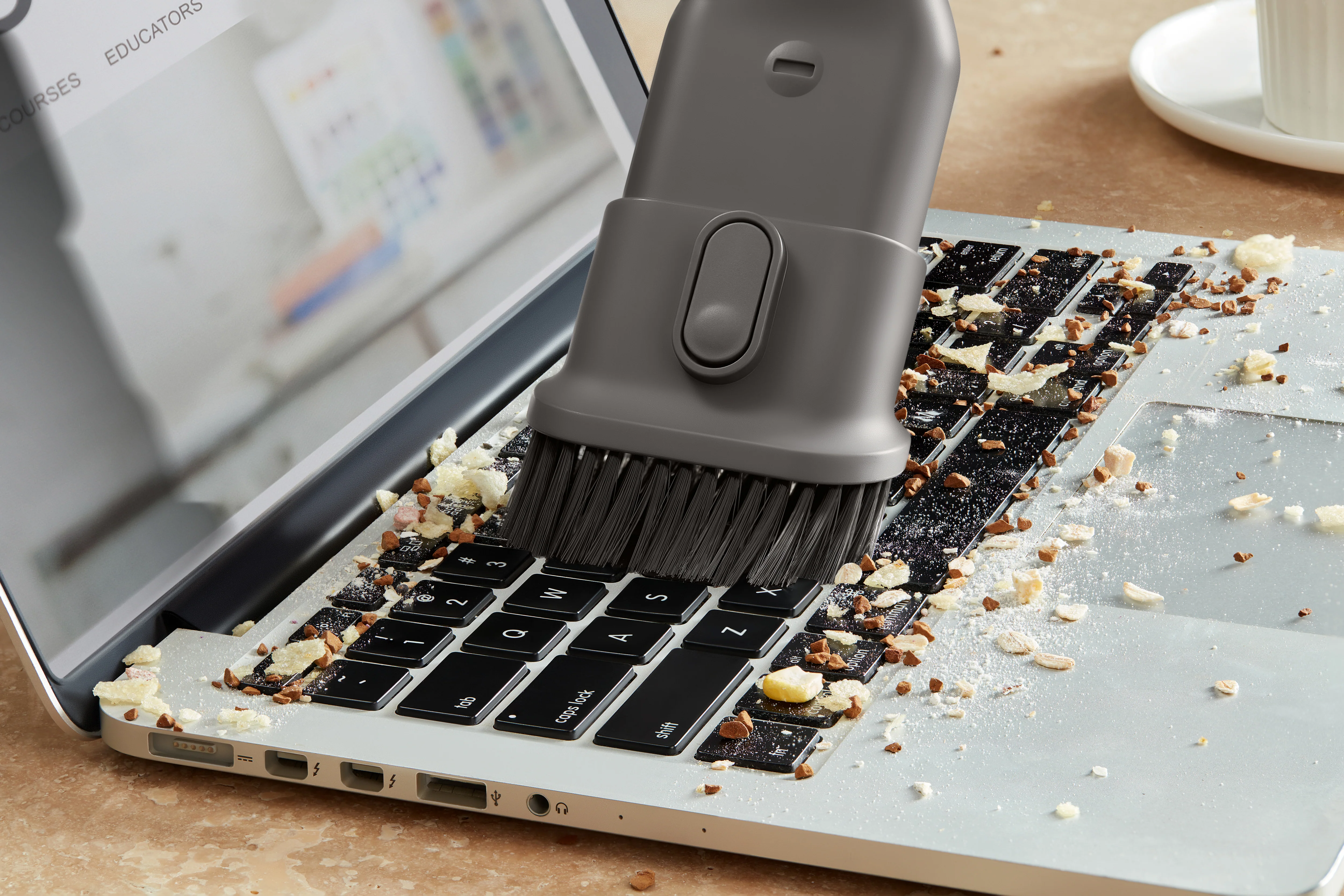 Dulkių siurblys-šluota su plovimo funkcija Dreame R20 Aqua, Pilkas aprašymas - Prekės nuotrauka