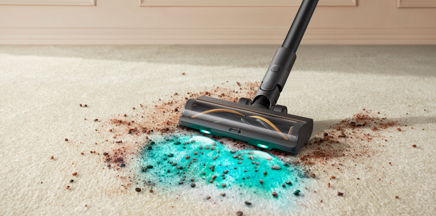 Dulkių siurblys-šluota su plovimo funkcija Dreame R20 Aqua, Pilkas aprašymas - Prekės nuotrauka