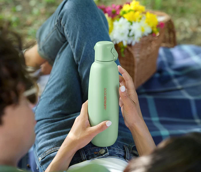 Buteliukas Sodastream Fizz & GO DWS, 0,9 l, Mėtų spalvos aprašymas - Prekės nuotrauka