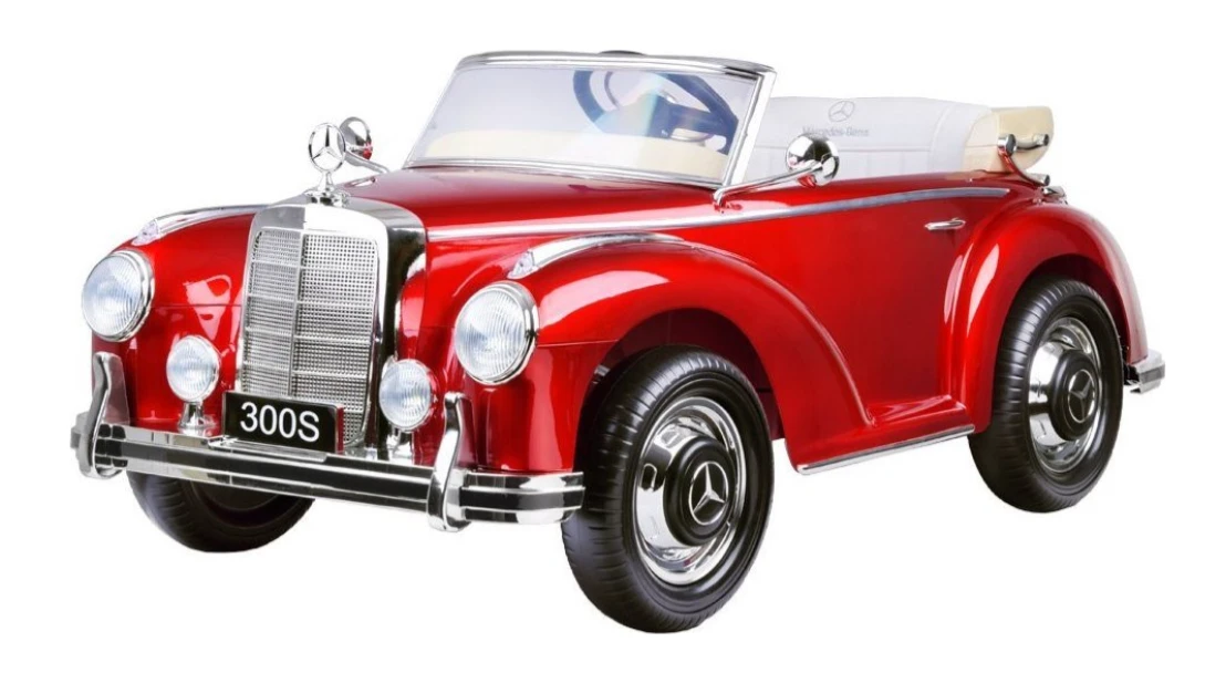 Akumuliatorinis automobilis vaikams Jokomisiada Mercedes 300s PA0082 | spalva: raudona aprašymas - Prekės nuotrauka