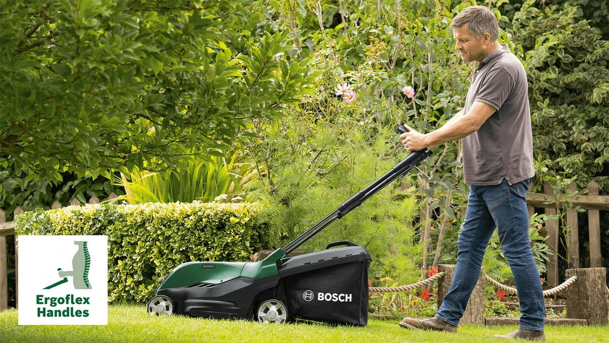 Vejapjovė Bosch AdvancedRotak 36V-40-650 - 1 x 4,0 Ah akumuliatorius | kroviklis (06008B9F00) aprašymas - Prekės nuotrauka