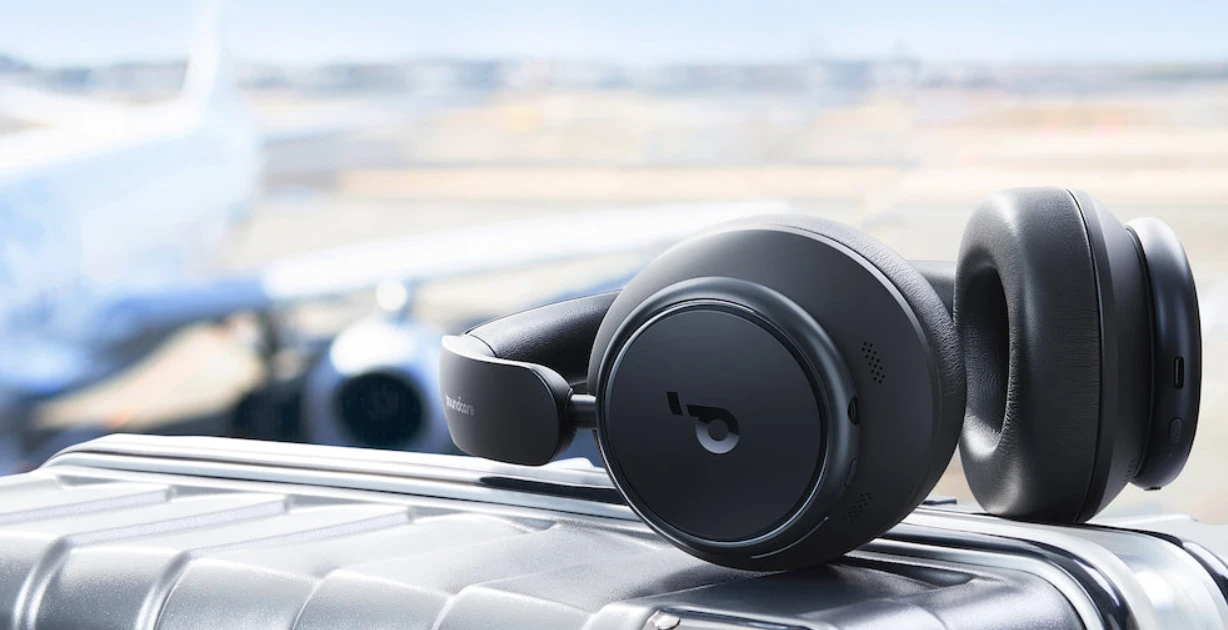 Ausinės Anker Soundcore Space Q45, Mėlynos spalvos aprašymas - Prekės nuotrauka