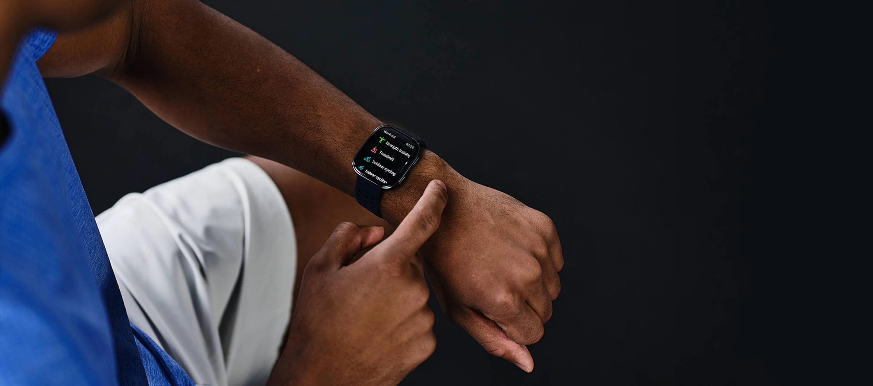 Išmanusis laikrodis Amazfit Bip 6, Kreminės spalvos su rusvu dirželiu aprašymas - Prekės nuotrauka