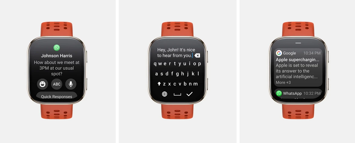 Išmanusis laikrodis Amazfit Bip 6, Kreminės spalvos su rusvu dirželiu aprašymas - Prekės nuotrauka