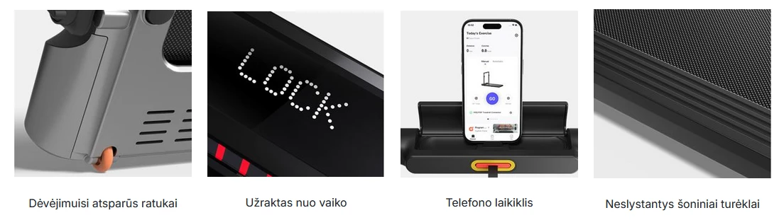 Kingsmith WalkingPad R3 Hybrid sulankstomas bėgimo takelis aprašymas - Prekės nuotrauka