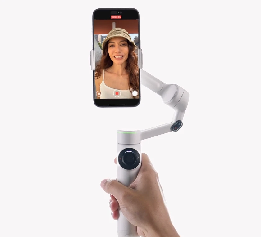 Insta360 Flow 2 Pro vaizdo stabilizatorius telefonui, Pilkas aprašymas - Prekės nuotrauka