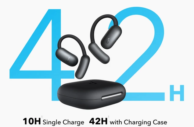 Ausinės Anker Soundcore Aero Fit 2, Baltos spalvos aprašymas - Prekės nuotrauka