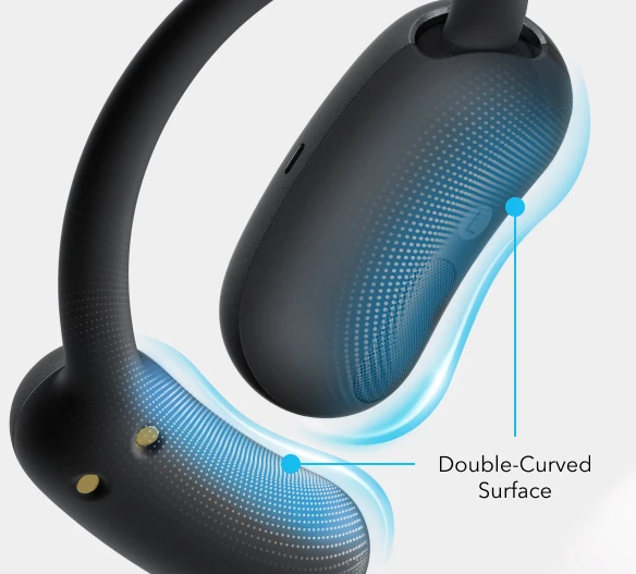 Ausinės Anker Soundcore Aero Fit 2, žalios spalvos aprašymas - Prekės nuotrauka